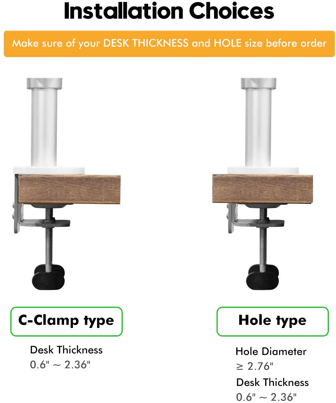 2-in-1 Adjustable Dual Arm Monitor and Laptop Mount - Image 6