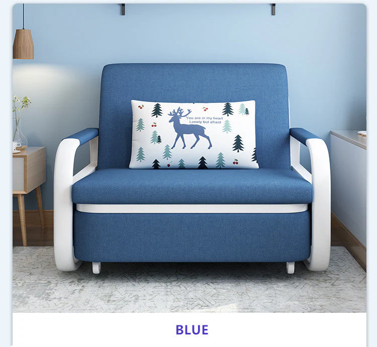 2-in-1 Design Convertible Single Sofa Bed with Storage Underneath - Image 6