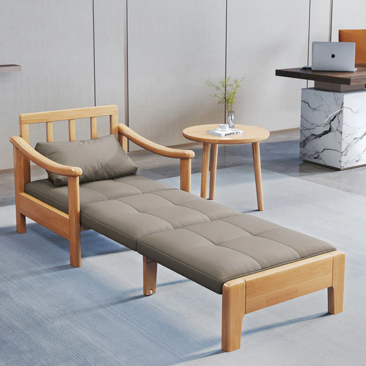2-In-1 Solid Wood Love Seat Sleeper Sofa Bed - Image 4