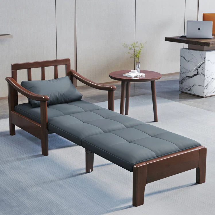 2-In-1 Solid Wood Love Seat Sleeper Sofa Bed - Image 5