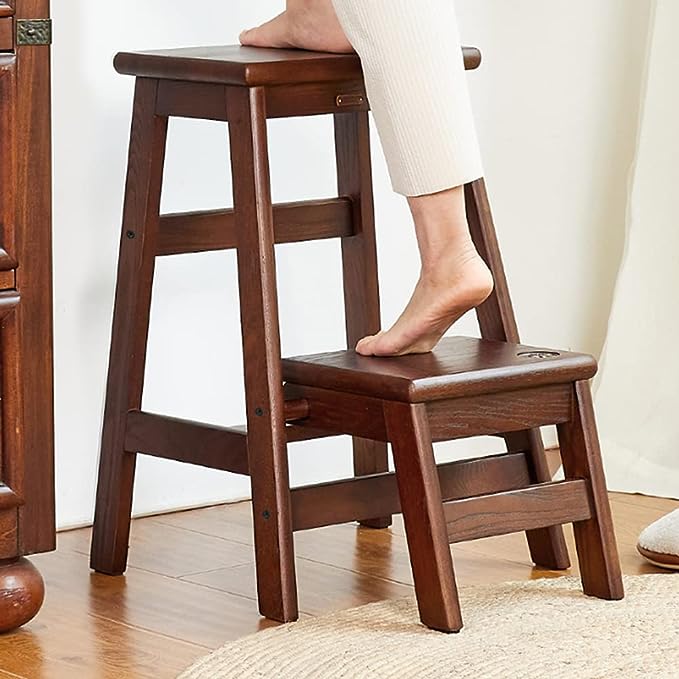 2-Step Wood Step Stool With 300lb. Load Capacity - Image 6