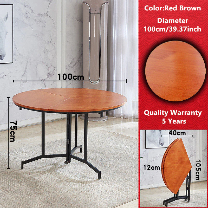 Space Saving Round Folding Table - Image 10