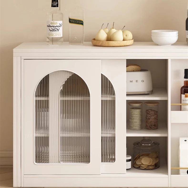 Folding and Expandable Multifunction Dining Table with Hidden Storage Design Cabinet - Image 13