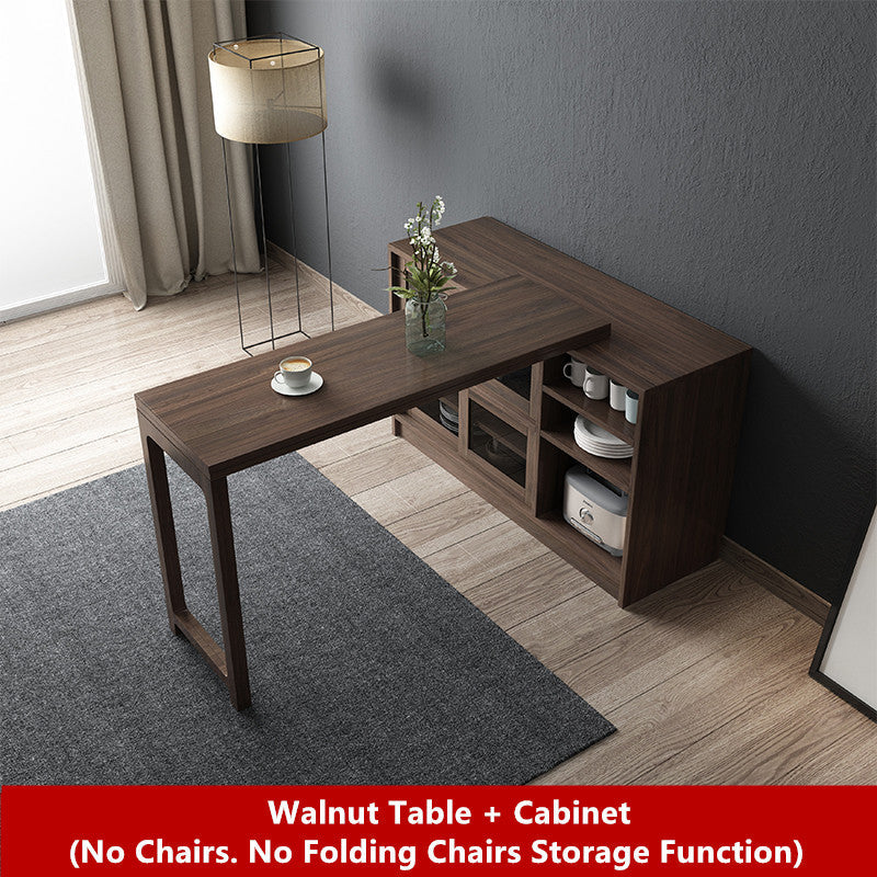 2020 New Design Multifunction Dining Table with Cabinet(without folding chairs storage function) - Image 10