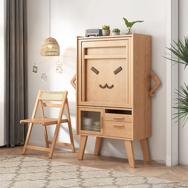 Space Saving Sideboard Table With Folding Chairs - Image 3