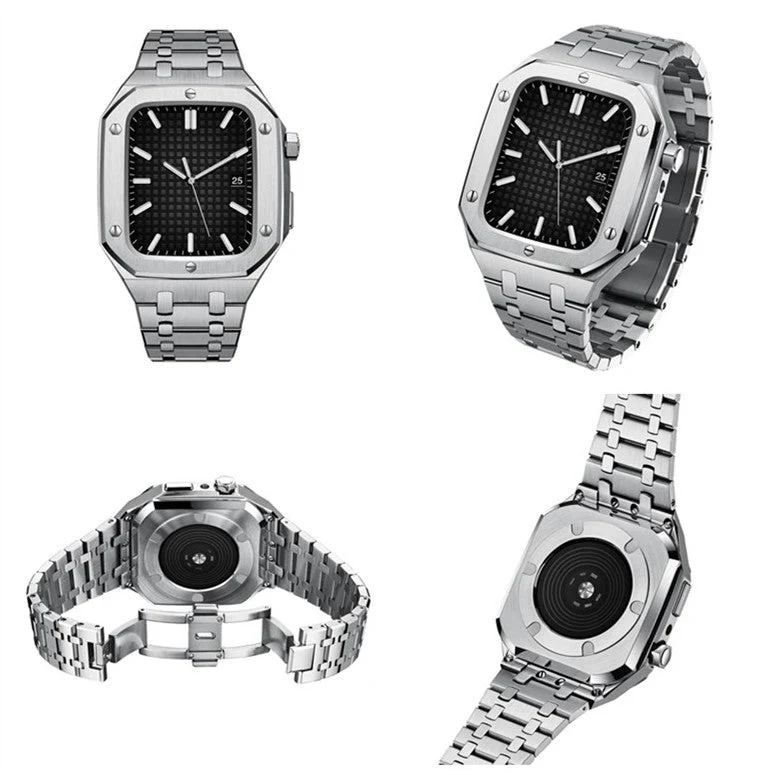 316L Stainless Steel Band With Case Set For Apple Watch