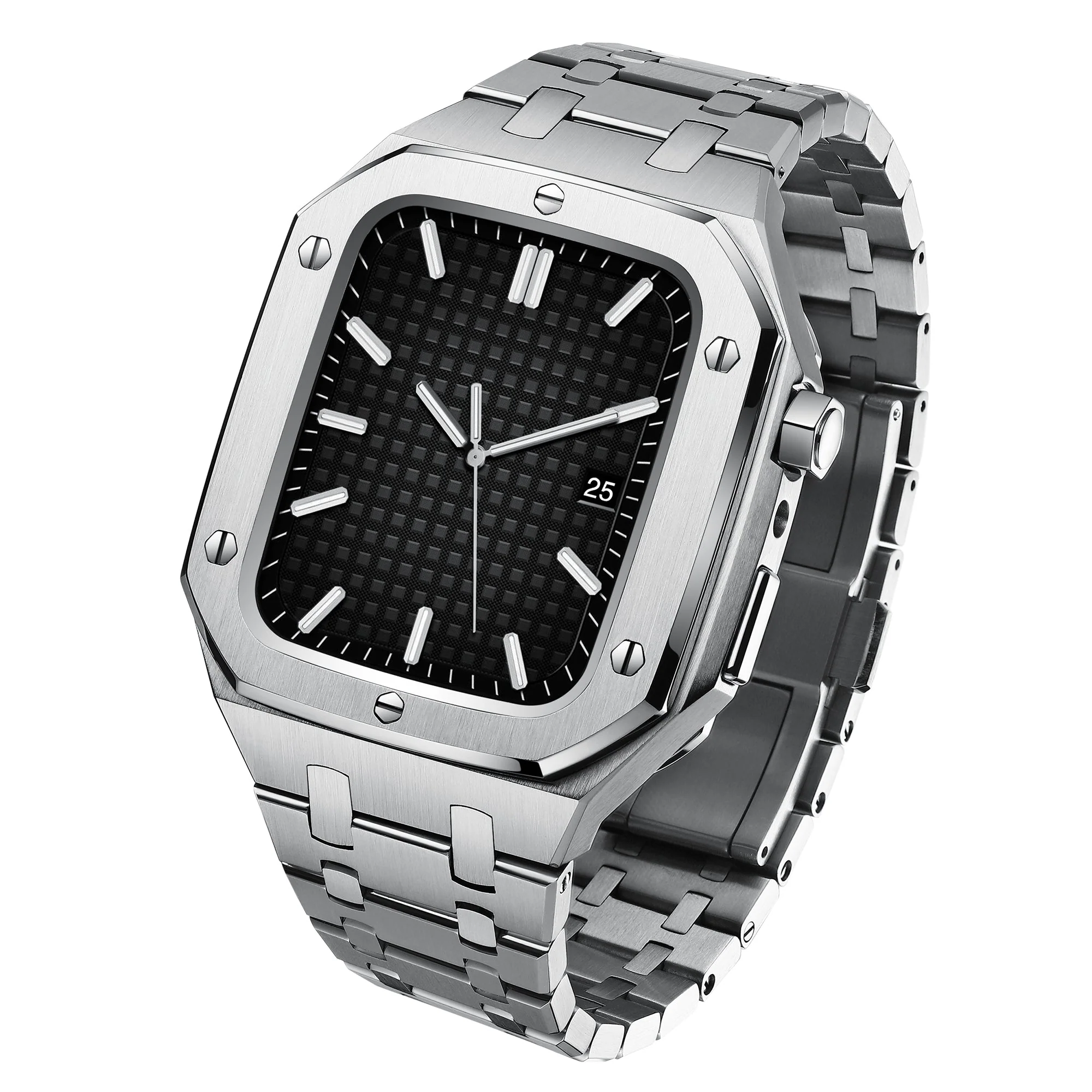 316L Stainless Steel Band With Case Set For Apple Watch - Image 3
