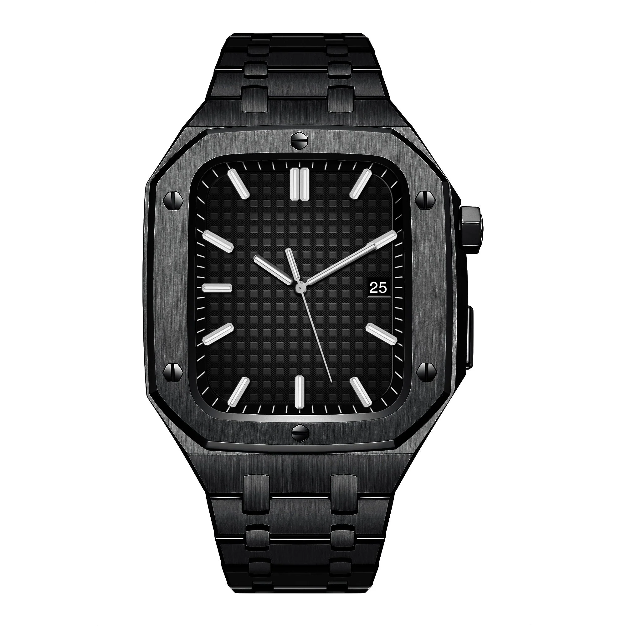 316L Stainless Steel Band With Case Set For Apple Watch - Image 9
