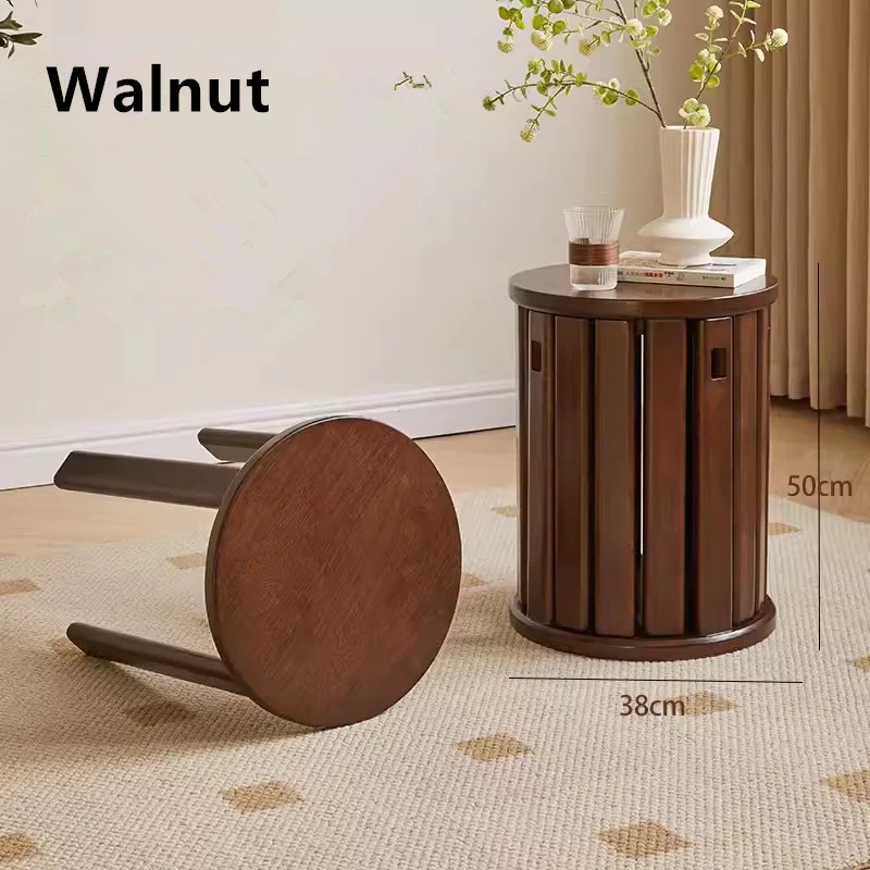 4-in-1 Solid Wood Stools - Image 10