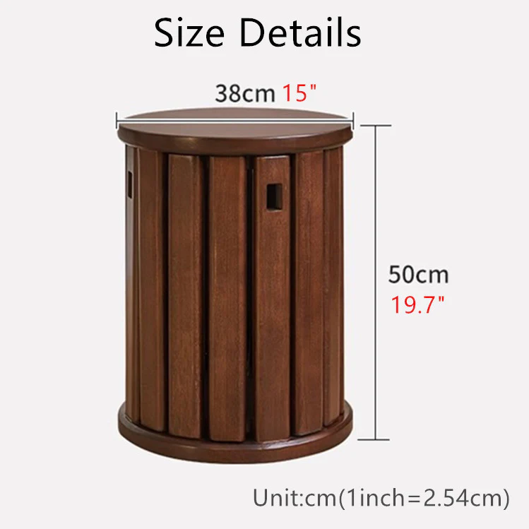 4-in-1 Solid Wood Stools - Image 5