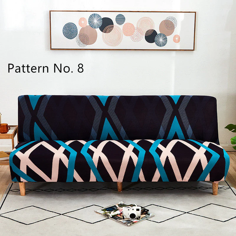 Armless Futon Stretch Sofa Slipcovers(16 different patterns choice) - Image 13