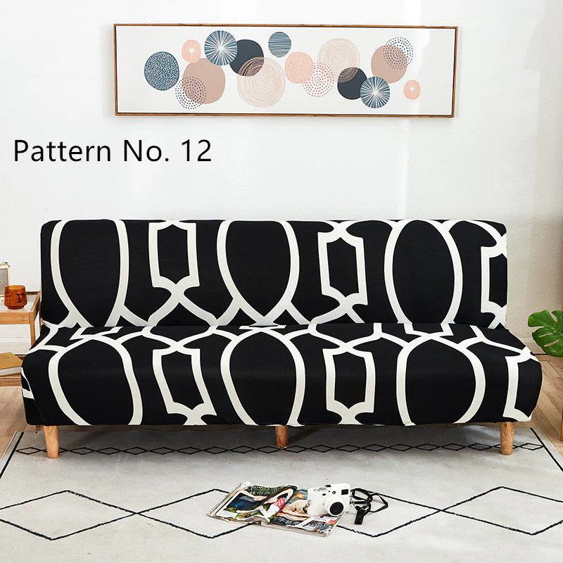 Armless Futon Stretch Sofa Slipcovers(16 different patterns choice) - Image 17