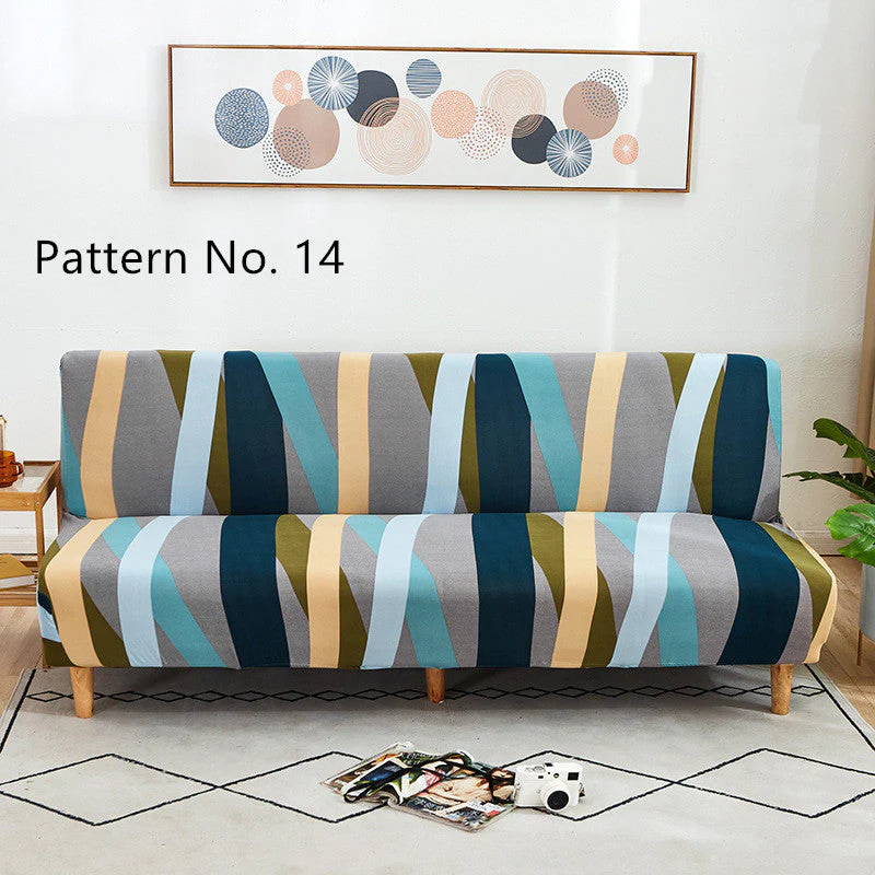 Armless Futon Stretch Sofa Slipcovers(16 different patterns choice) - Image 19