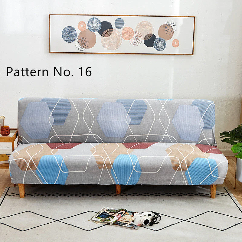 Armless Futon Stretch Sofa Slipcovers(16 different patterns choice) - Image 21