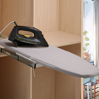 Closet Pull-Out Retractable Space Saving Ironing Board - Image 12