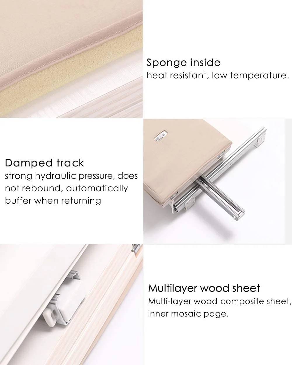 Closet Pull-Out Retractable Space Saving Ironing Board - Image 7