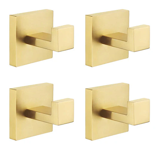 Coat hooks wall rack wall mount stainless steel black bathroom hangers - Image 15