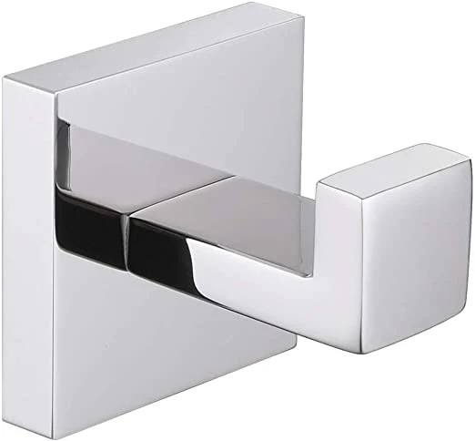 Coat hooks wall rack wall mount stainless steel black bathroom hangers - Image 7