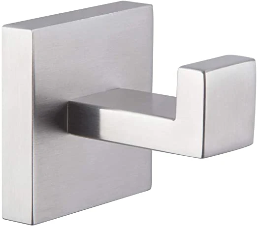 Coat hooks wall rack wall mount stainless steel black bathroom hangers - Image 8