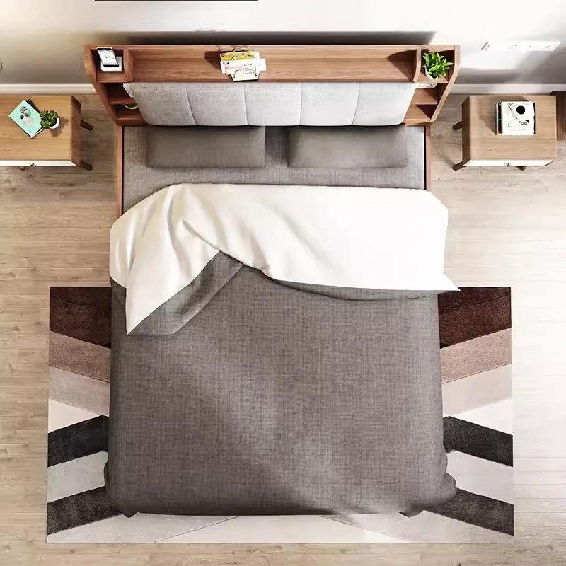 Convertible Sofa Bed with Backrest Storage Rack - Image 5