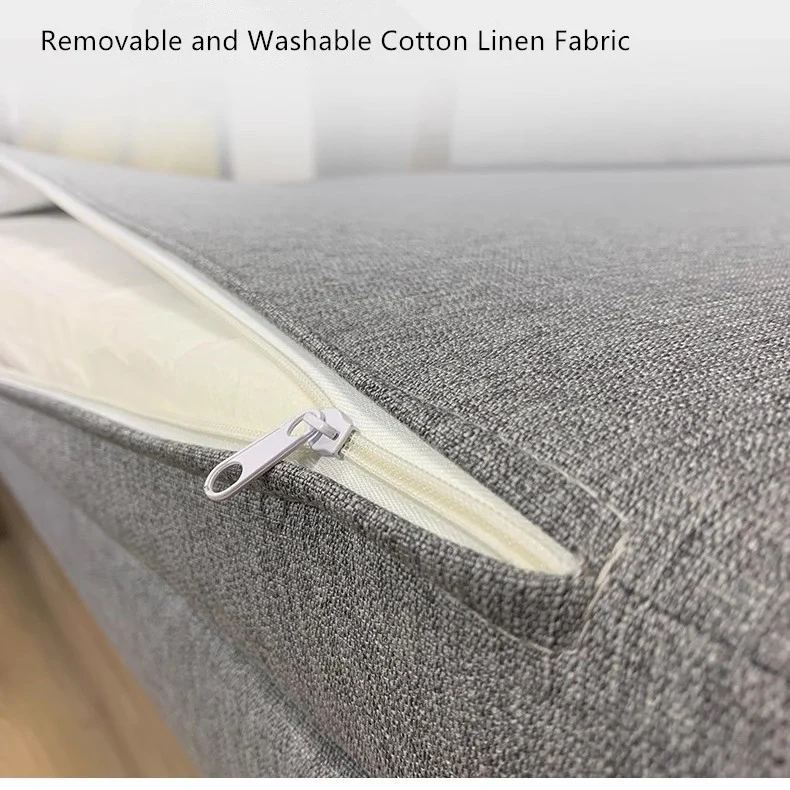 Convertible Sofa Bed with Backrest Storage Rack - Image 9