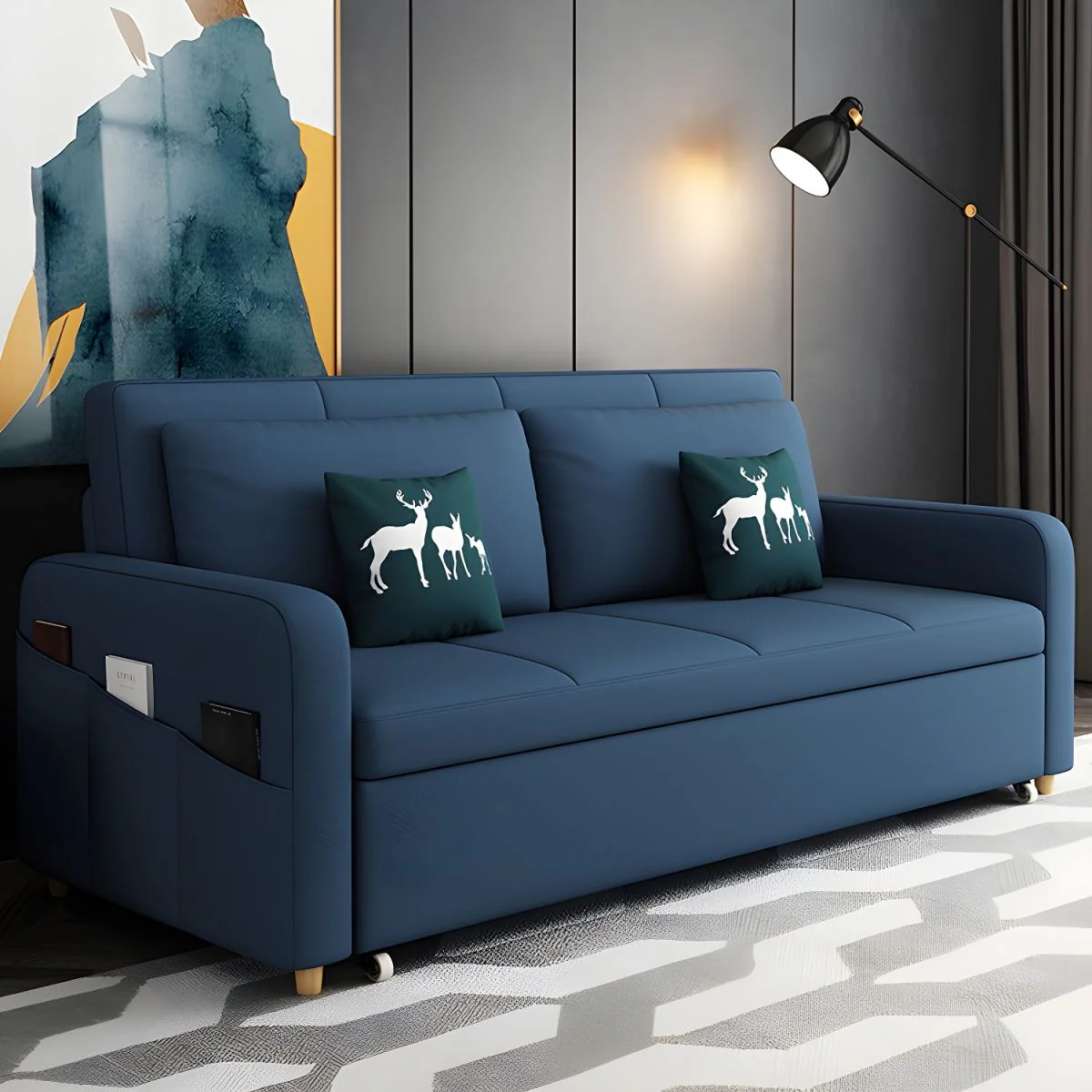 Convertible Sofa Bed with Underneath Storage - Image 2