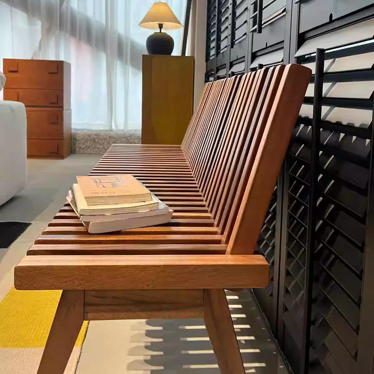 Creative Foldable Wooden Bench - Image 6