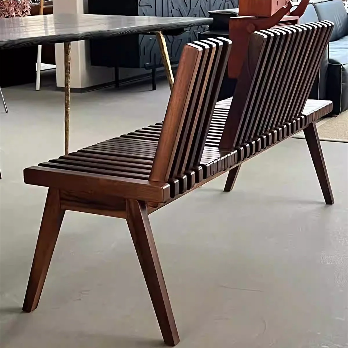 Creative Foldable Wooden Bench - Image 7