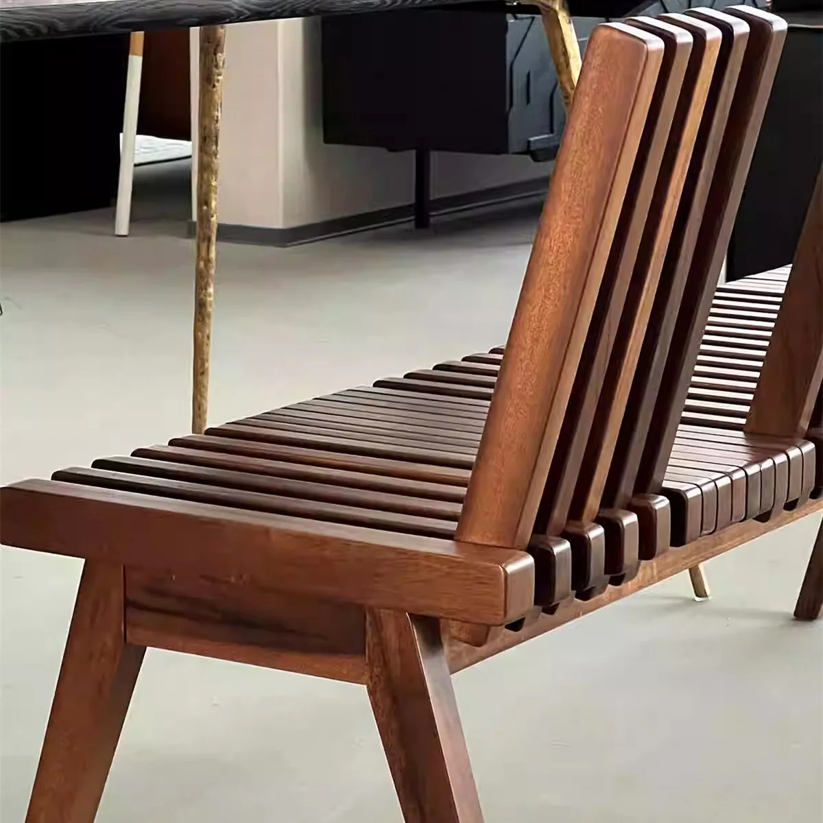 Creative Foldable Wooden Bench - Image 8
