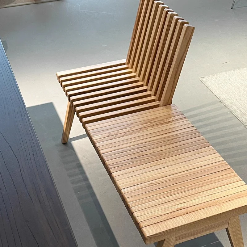 Creative Foldable Wooden Bench - Image 9