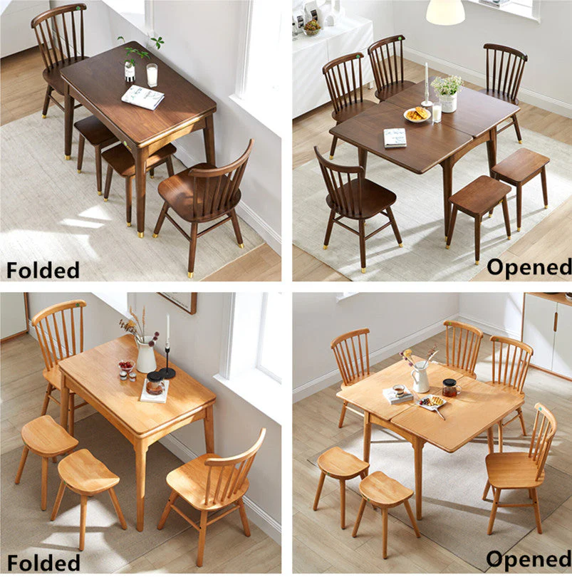 Double Table Top Expandable Dining Table