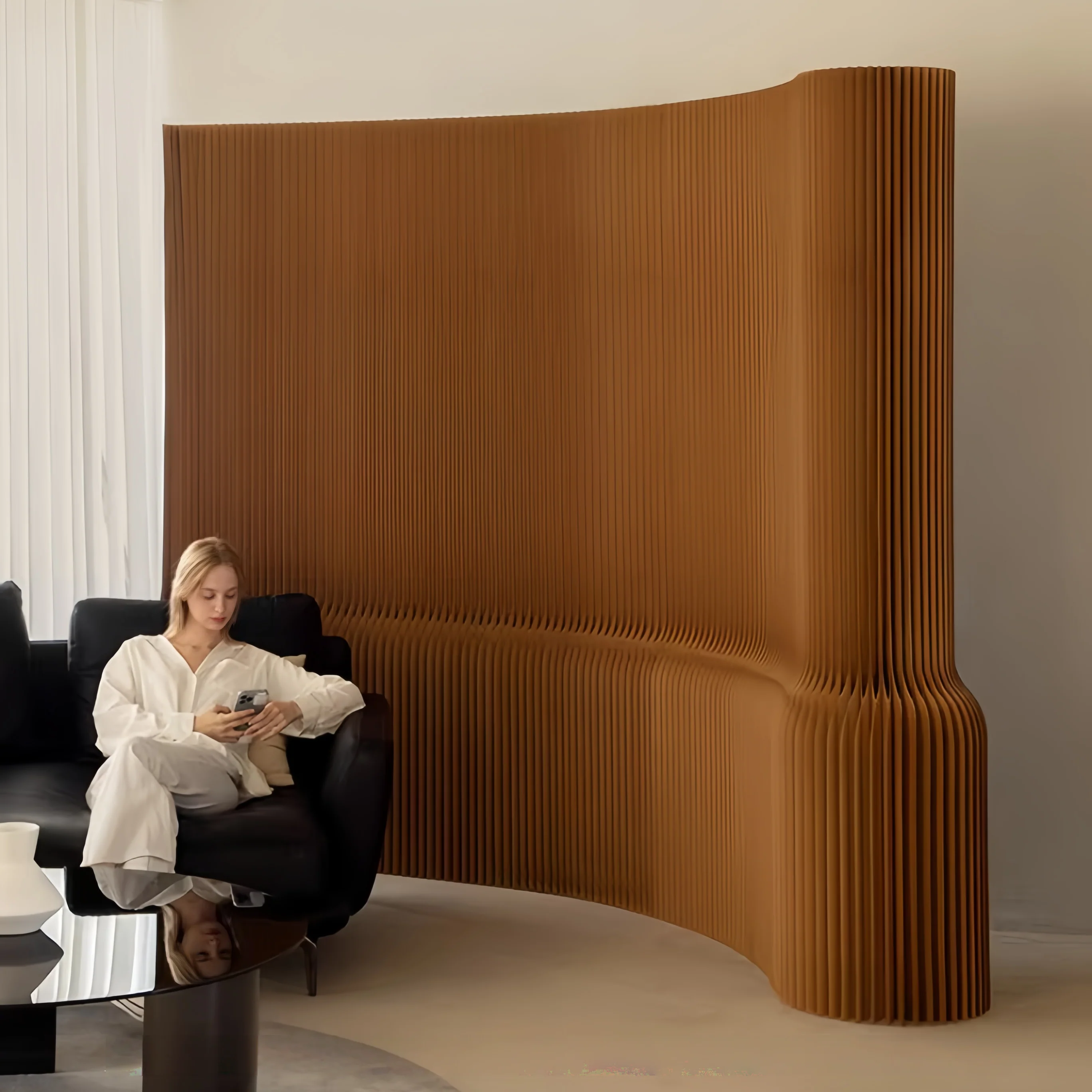 Expandable Honeycomb Paper Room Divider - Image 11