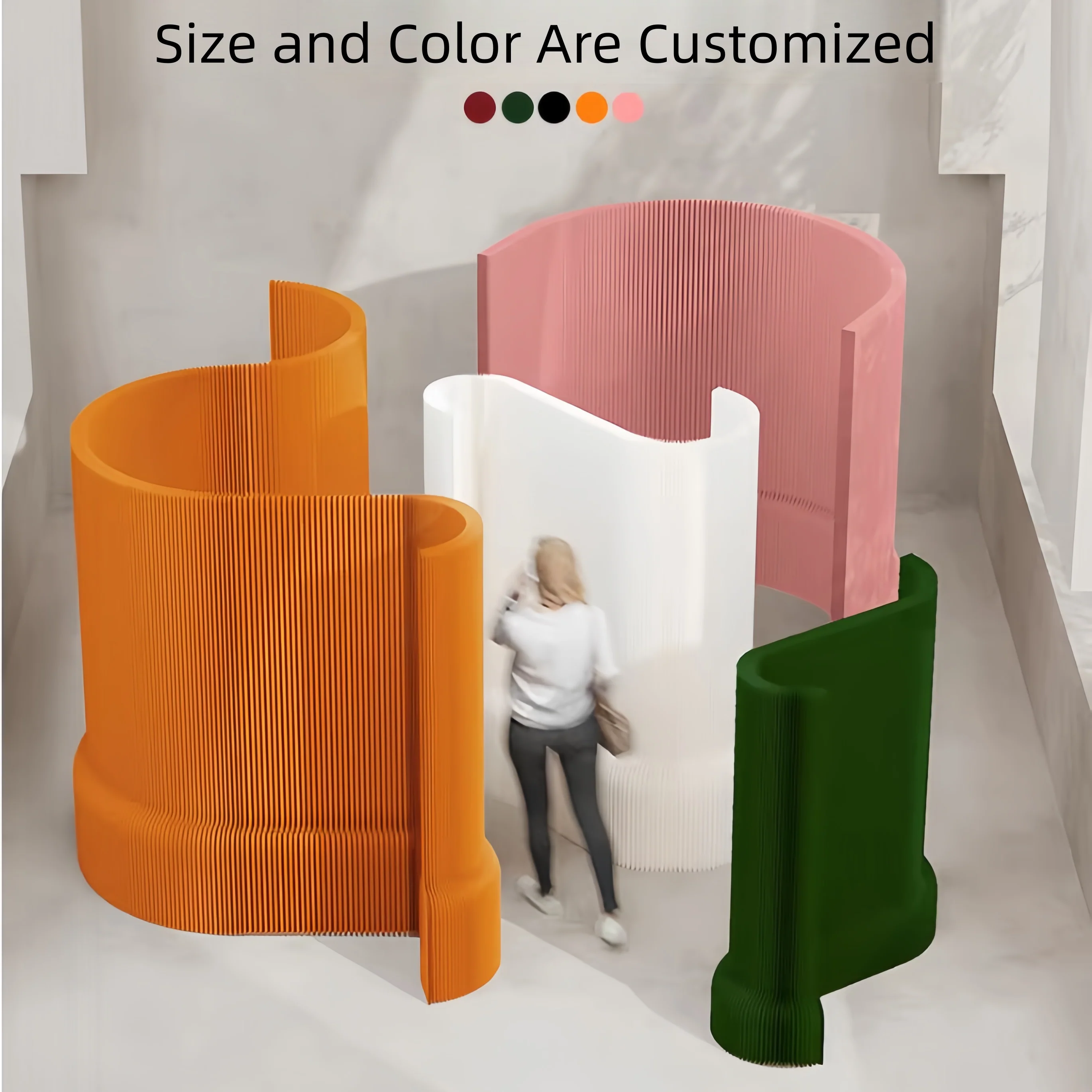 Expandable Honeycomb Paper Room Divider - Image 5