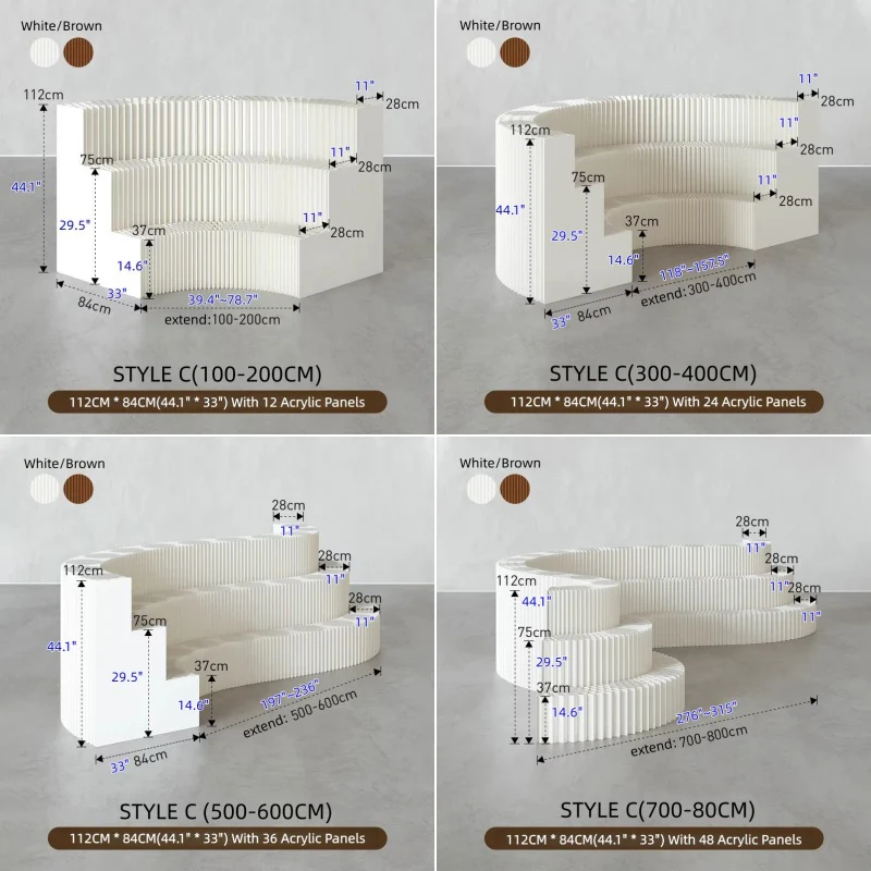 Extendable Craft Paper Honeycomb Structure Display Rack - Image 13