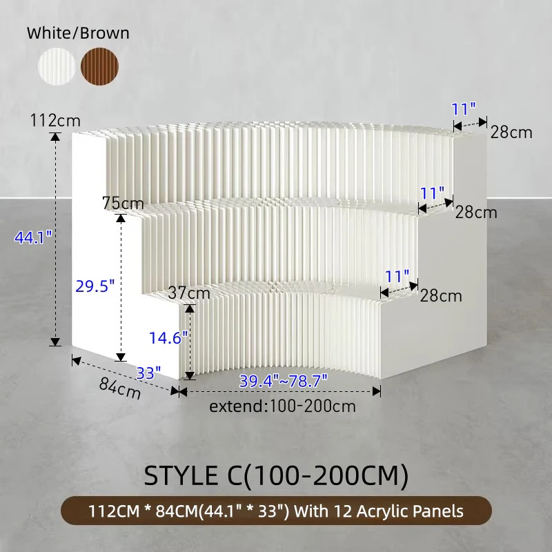 Extendable Craft Paper Honeycomb Structure Display Rack - Image 21