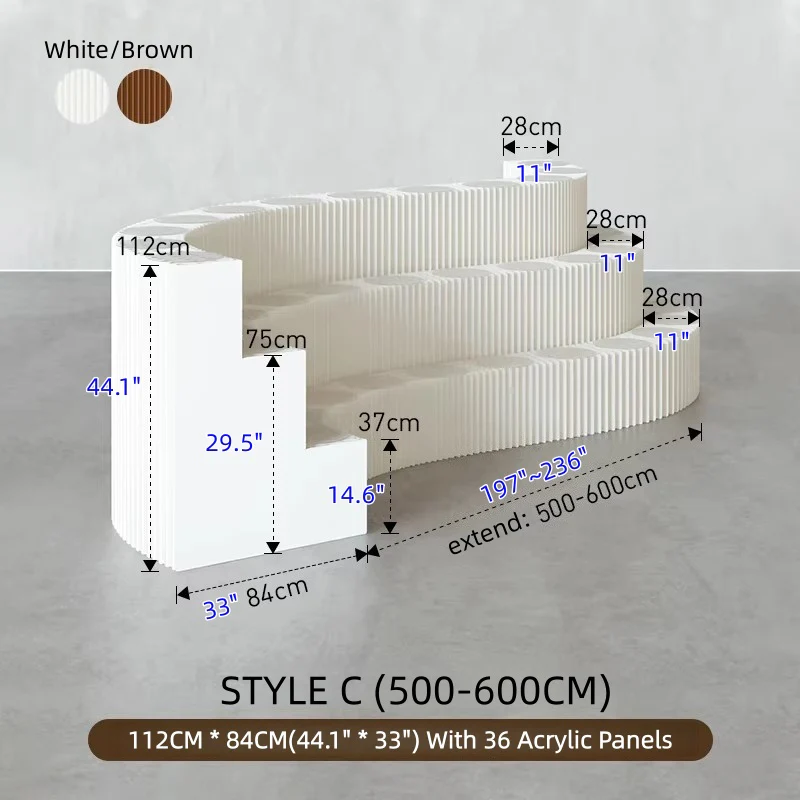 Extendable Craft Paper Honeycomb Structure Display Rack - Image 27