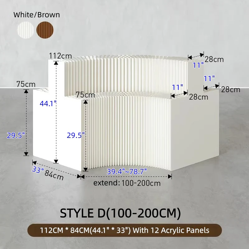 Extendable Craft Paper Honeycomb Structure Display Rack - Image 29