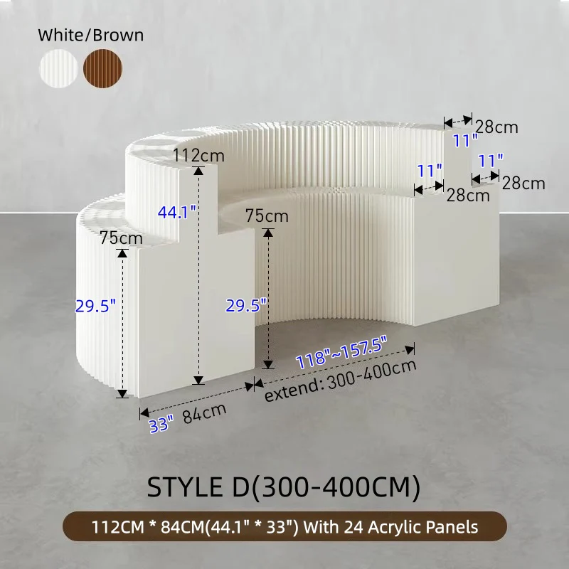 Extendable Craft Paper Honeycomb Structure Display Rack - Image 30