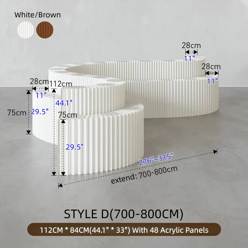 Extendable Craft Paper Honeycomb Structure Display Rack - Image 32