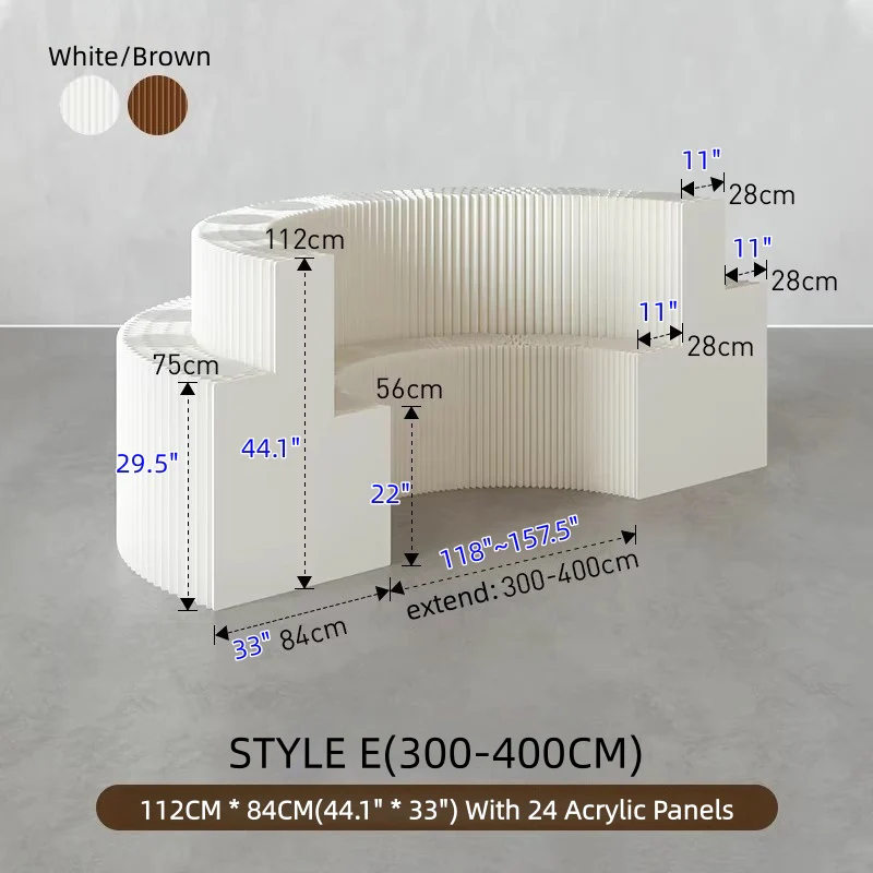 Extendable Craft Paper Honeycomb Structure Display Rack - Image 33