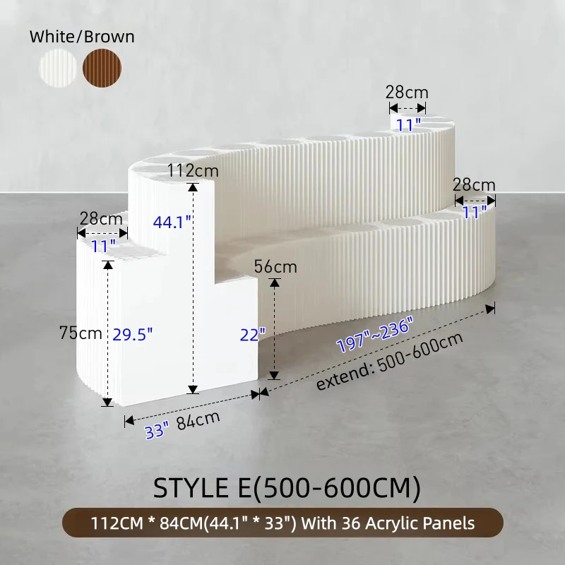 Extendable Craft Paper Honeycomb Structure Display Rack - Image 34