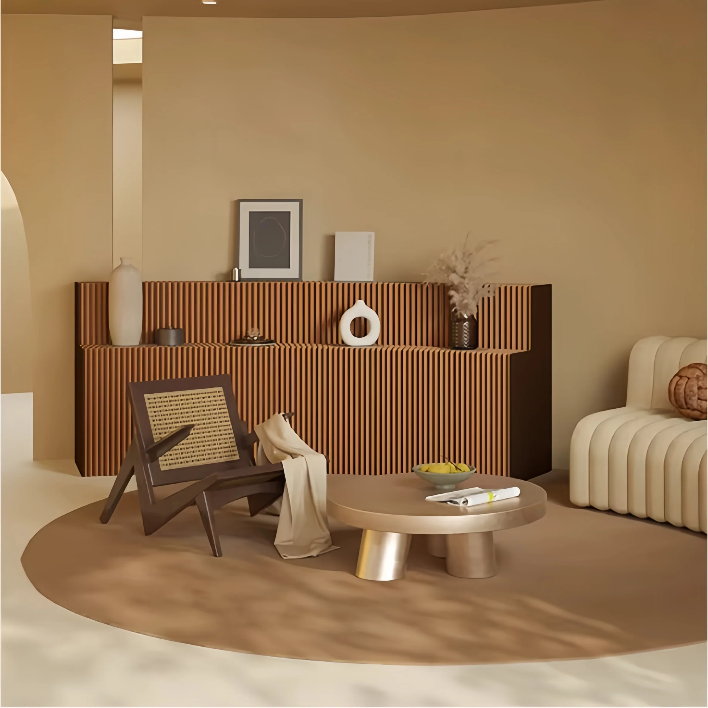 Extendable Craft Paper Honeycomb Structure Display Rack - Image 9