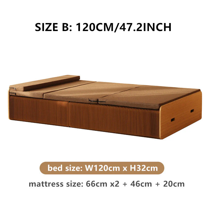 Extendable Paper Bed with Folding Mattress - Image 8