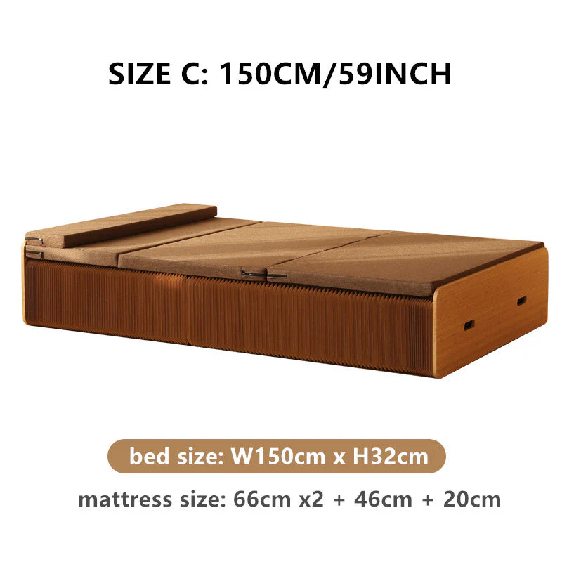 Extendable Paper Bed with Folding Mattress - Image 9