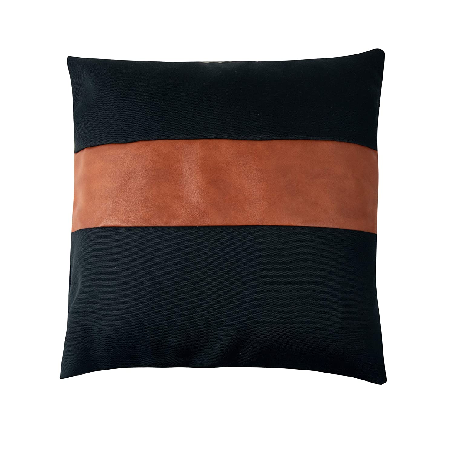 Faux Leather Throw Pillow Covers 18x18 Inch/45x45 CM Set of 4 - Image 7