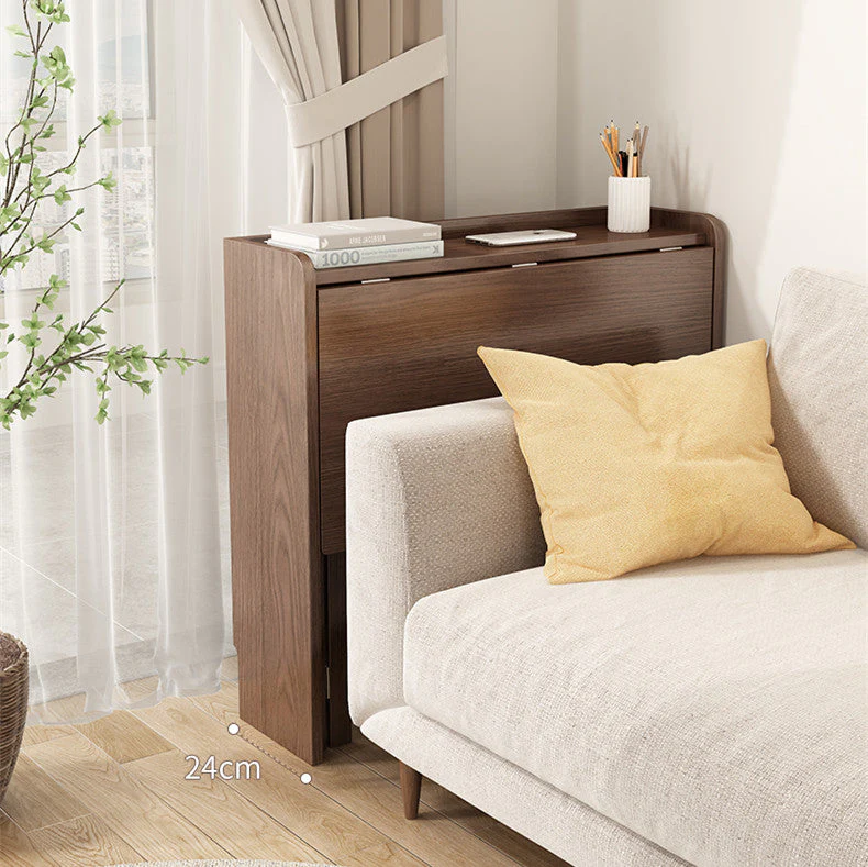 Foldable Computer Writing Desk with Storage Shelf - Image 5