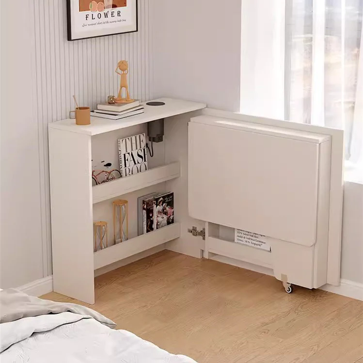 Foldable Corner Cabinet Desk - Image 3
