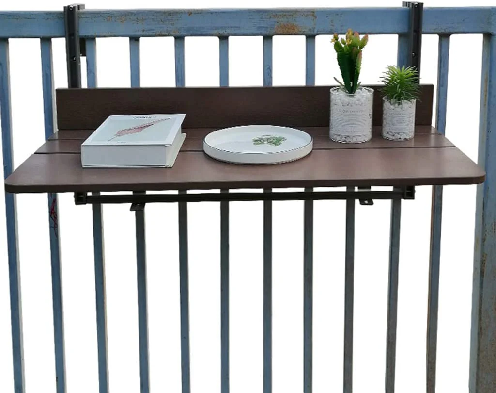 Folding Balcony Bar Table for Railings - Image 2