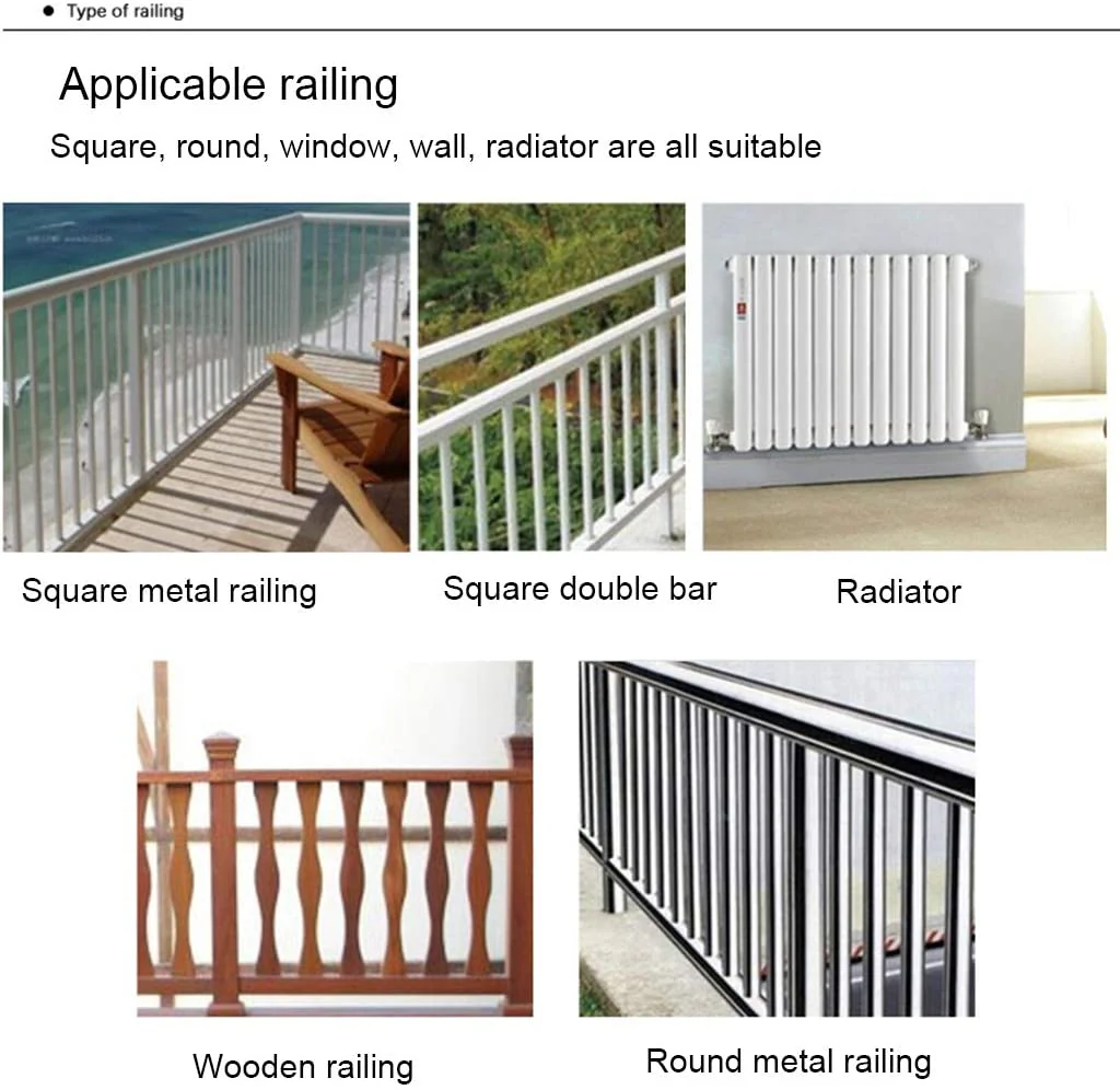 Folding Balcony Bar Table for Railings - Image 3