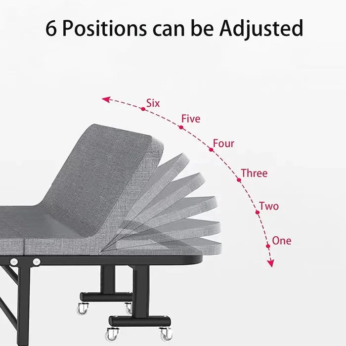 Folding Bed with Mattress - Image 3